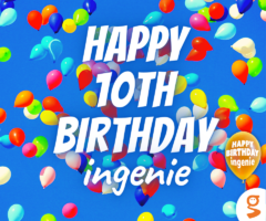 Happy 10th Birthday ingenie!