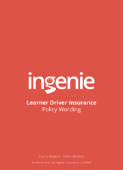learner policy wording