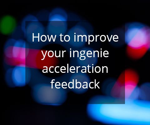 more acceleration tips